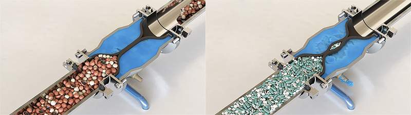 氣動(dòng)夾管閥原理 氣動(dòng)夾管閥原理