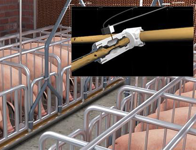 豬液體飼喂氣動夾管閥